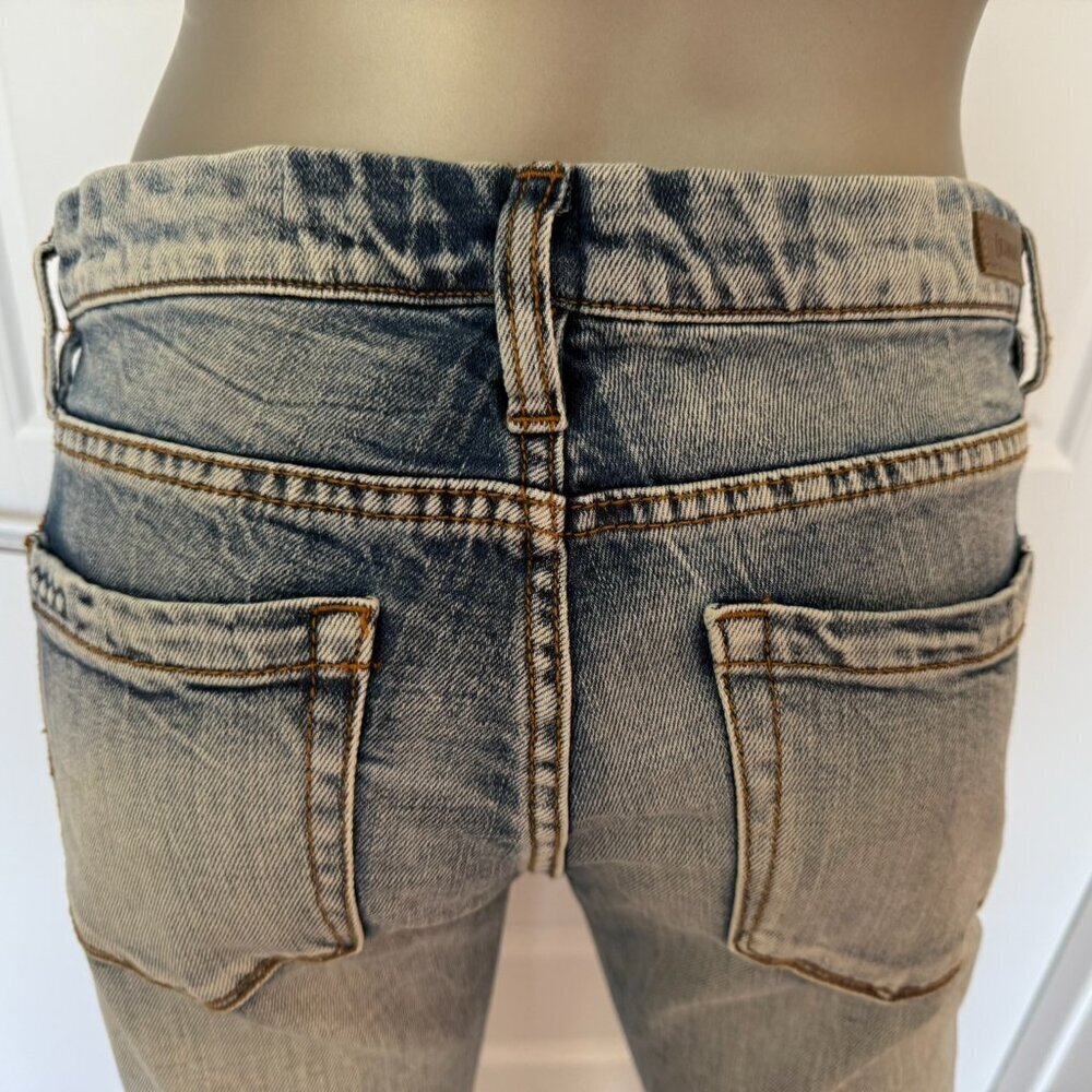Anthropology Blank NYC Medium Wash Skinny Classique  Low rise  Size 27 NWT - Picture 3 of 9
